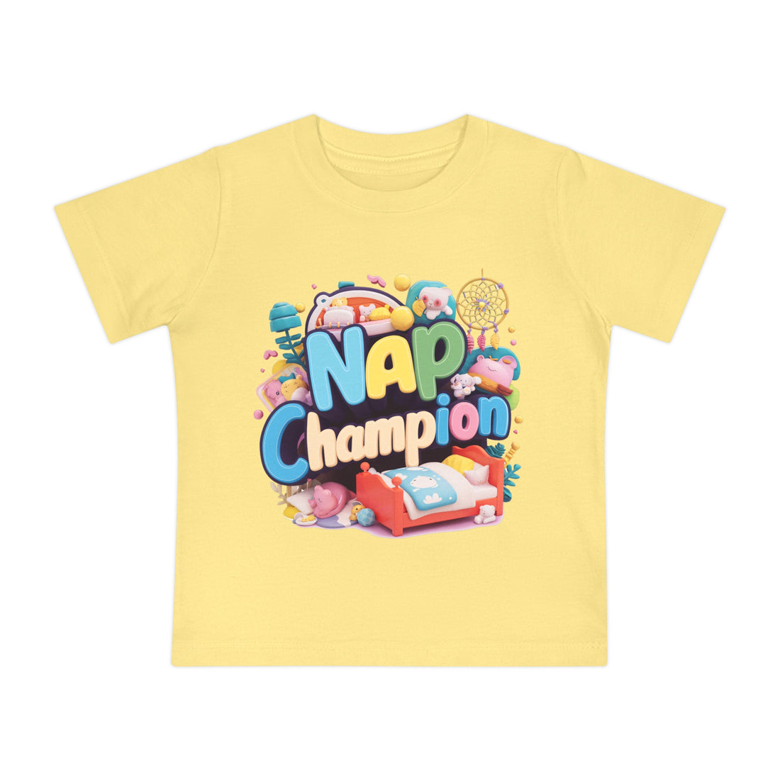 "Nap champion" Baby Short Sleeve T-Shirt