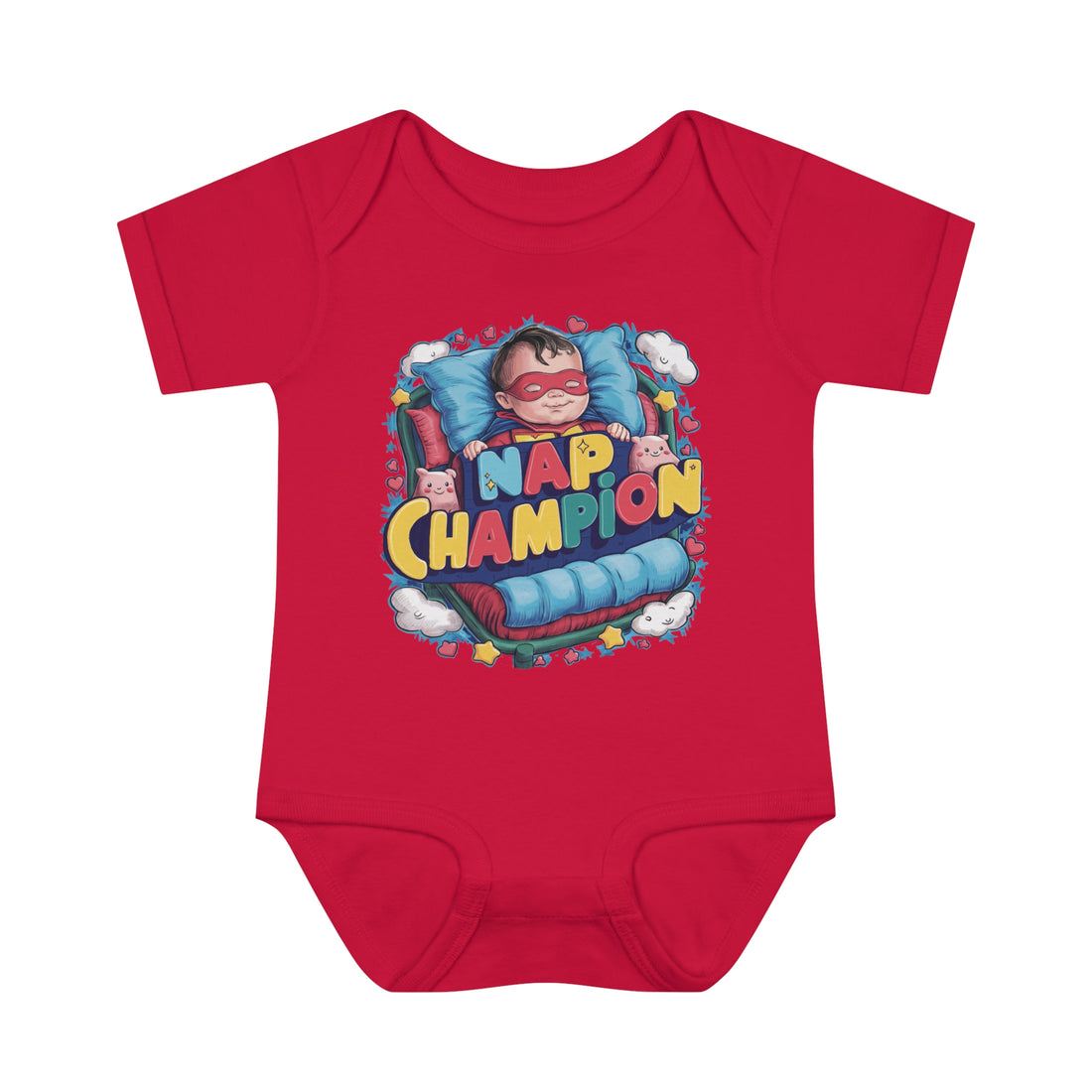 "Nap champion" Infant Baby Rib Bodysuit