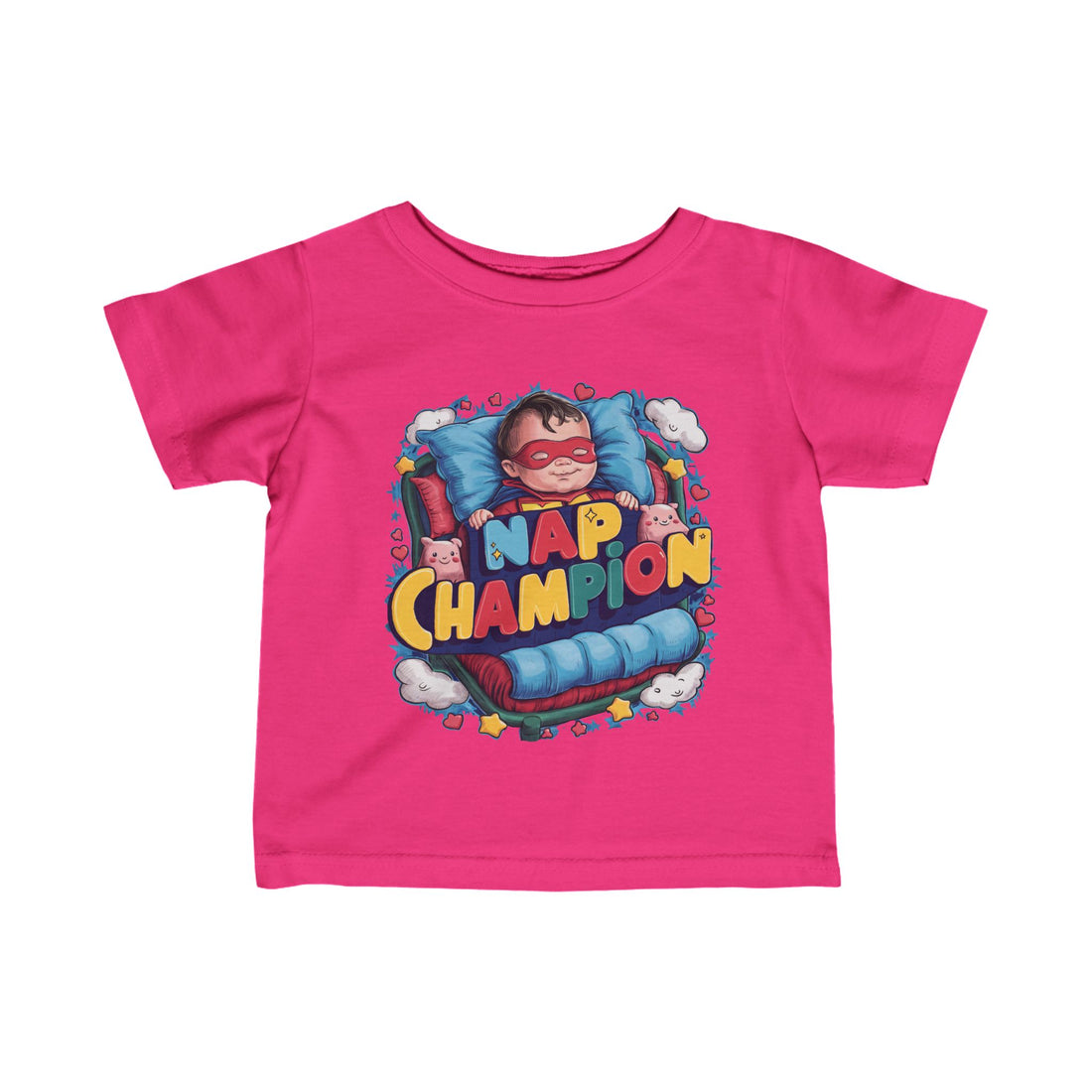 "Nap champion" Infant Fine Jersey Tee