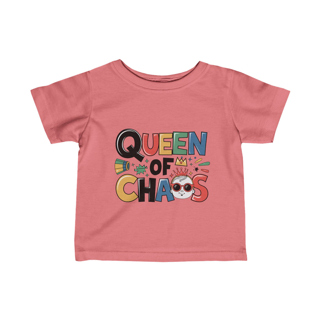 "Queen of chaos" Infant Fine Jersey Tee