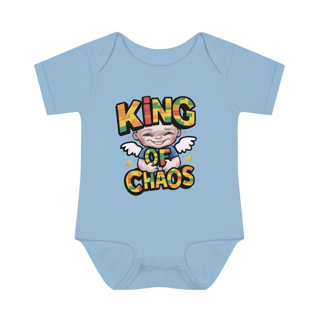 "King of chaos" Infant Baby Rib Bodysuit