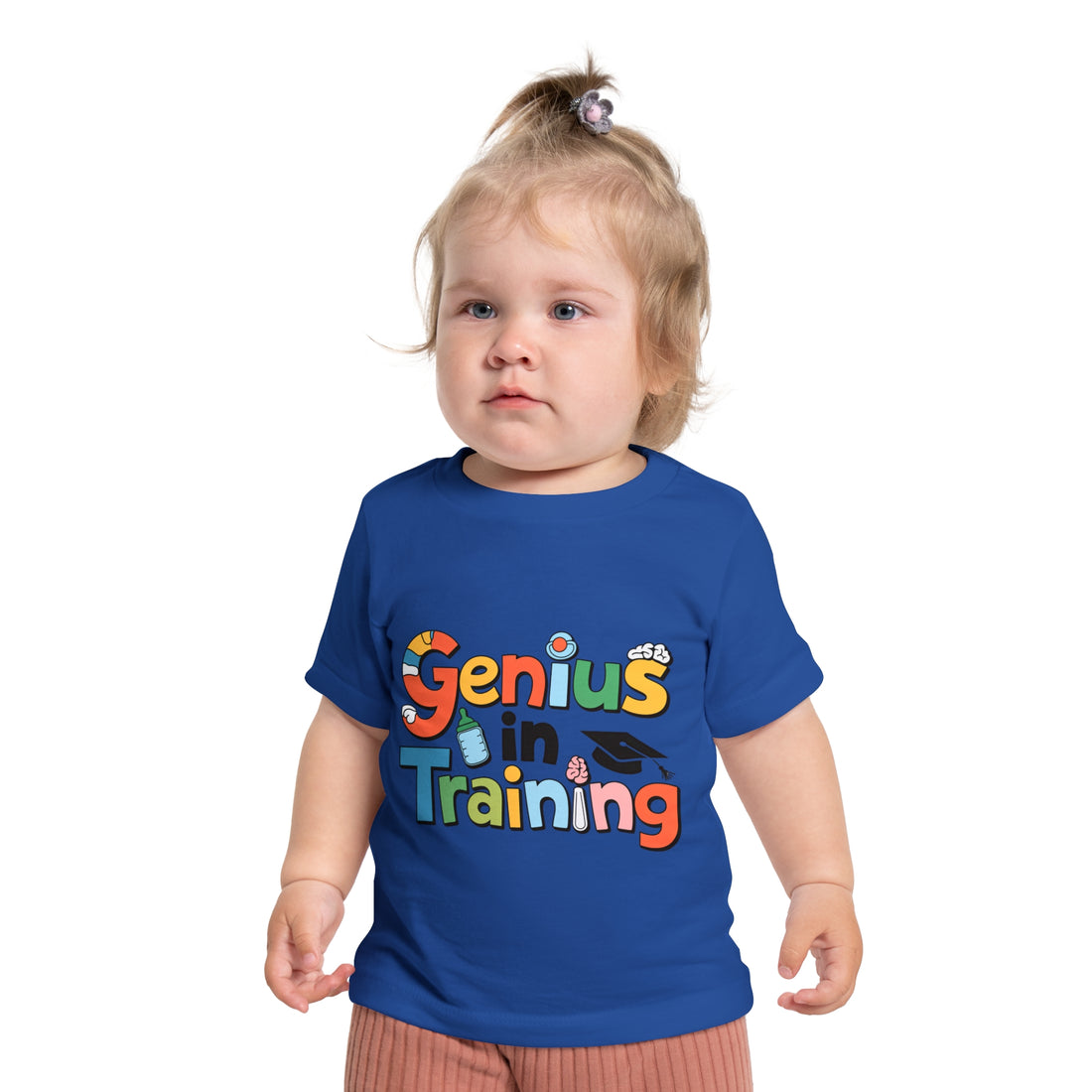 "Genius in training" Baby Short Sleeve T-Shirt