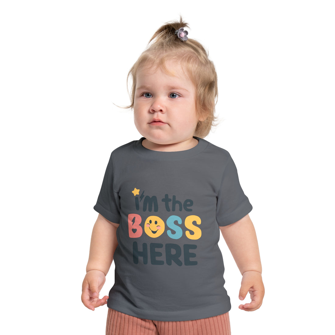 "I'm the boss here" Baby Short Sleeve T-Shirt