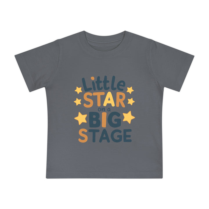 "Little star on a big stage" Baby Short Sleeve T-Shirt