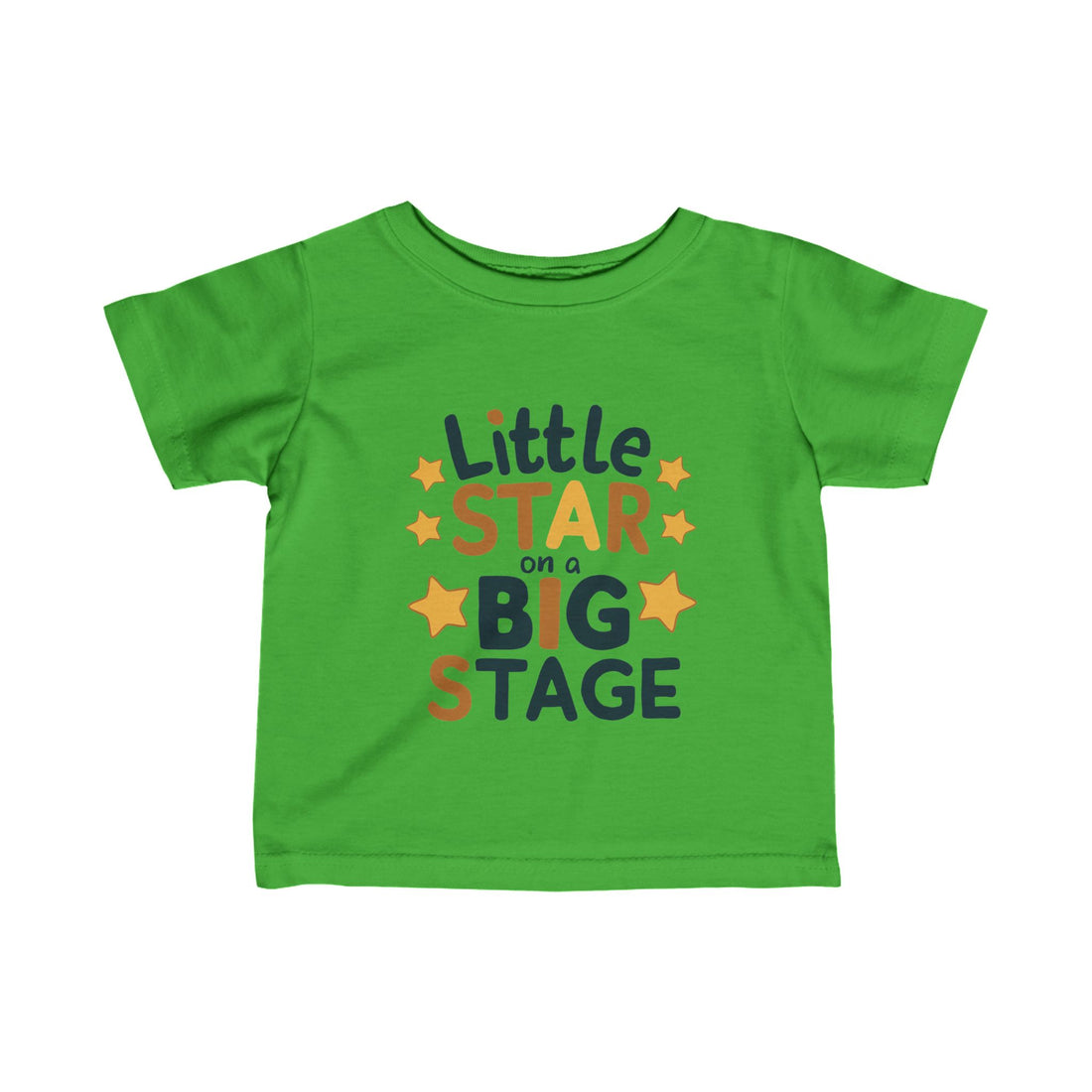 "Little star on a big stage" Infant Fine Jersey Tee