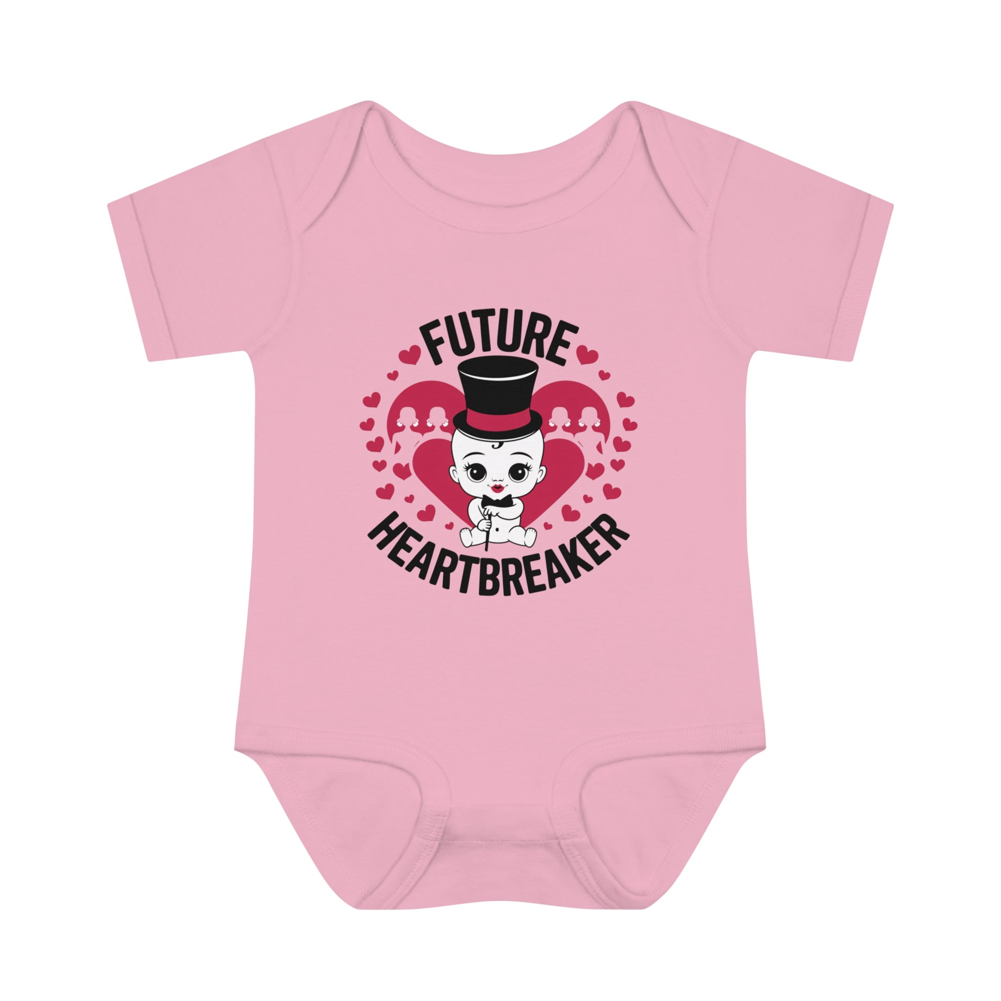 "Future heartbreaker" Infant Baby Rib Bodysuit