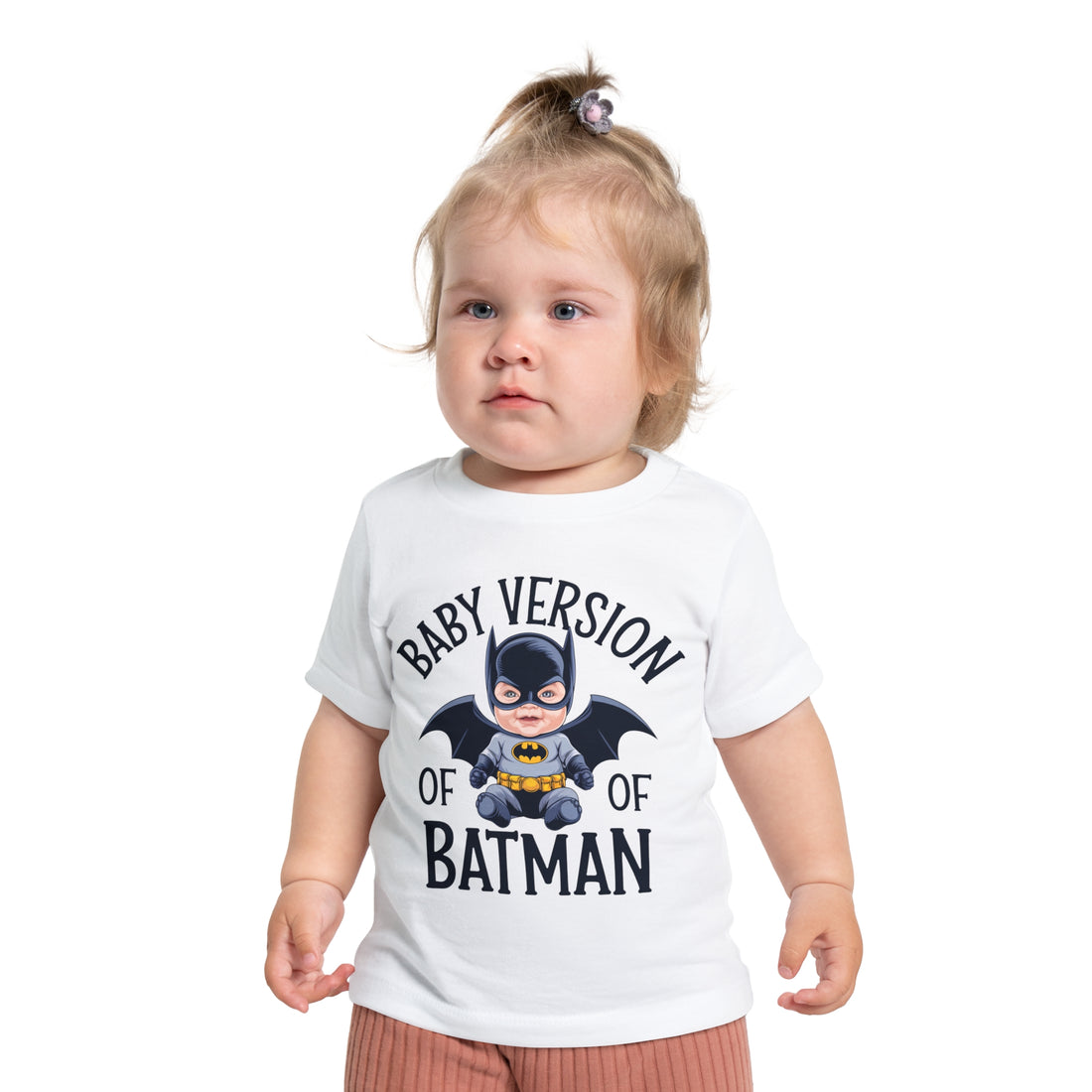 "Baby version of batman" Baby Short Sleeve T-Shirt