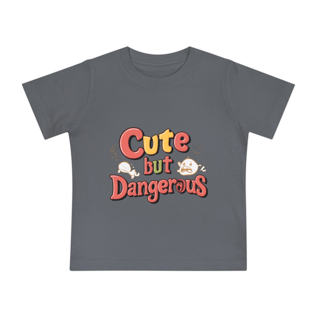 "Cute but dangerous" Baby Short Sleeve T-Shirt