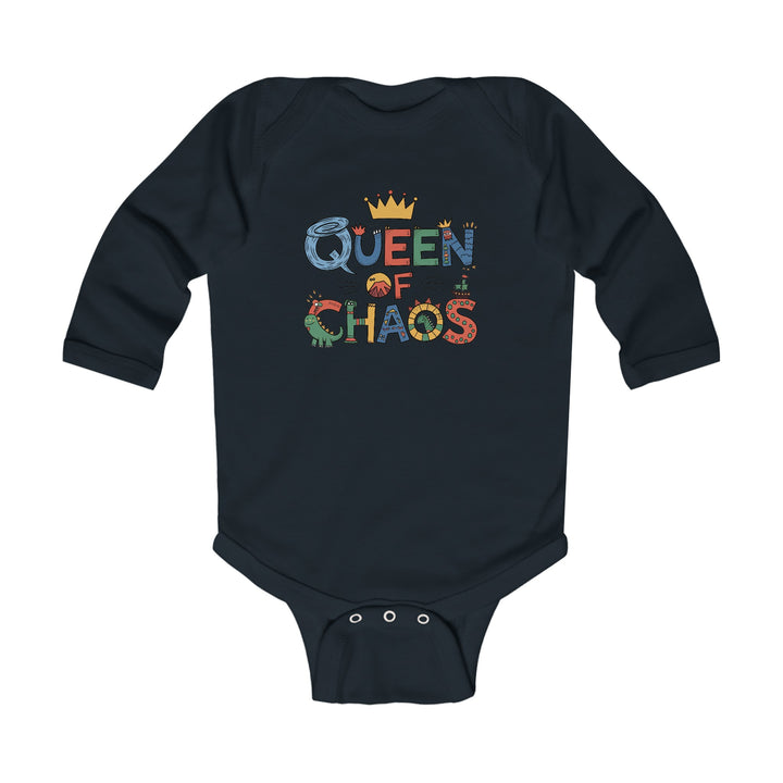 "Queen of chaos" Infant Long Sleeve Bodysuit