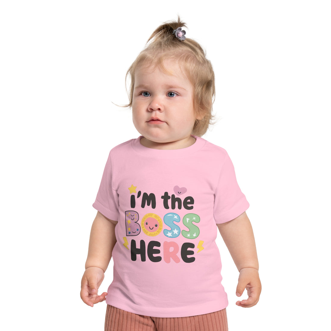 "I'm the boss here" Baby Short Sleeve T-Shirt