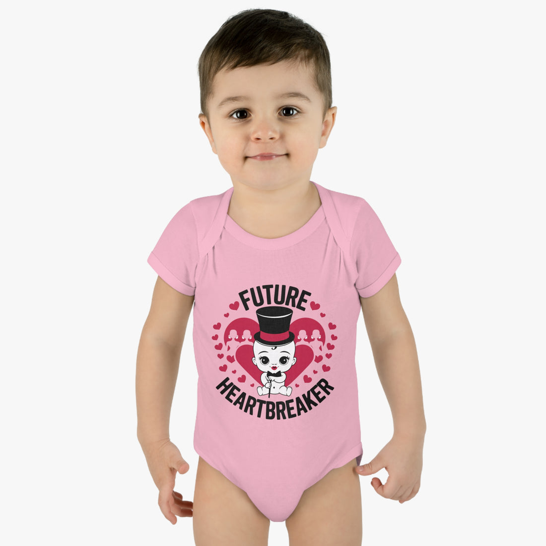 "Future heartbreaker" Infant Baby Rib Bodysuit