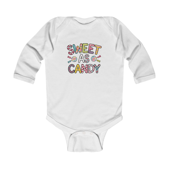 "Sweet as candy" Infant Long Sleeve Bodysuit