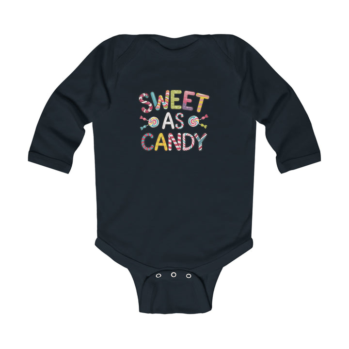 "Sweet as candy" Infant Long Sleeve Bodysuit