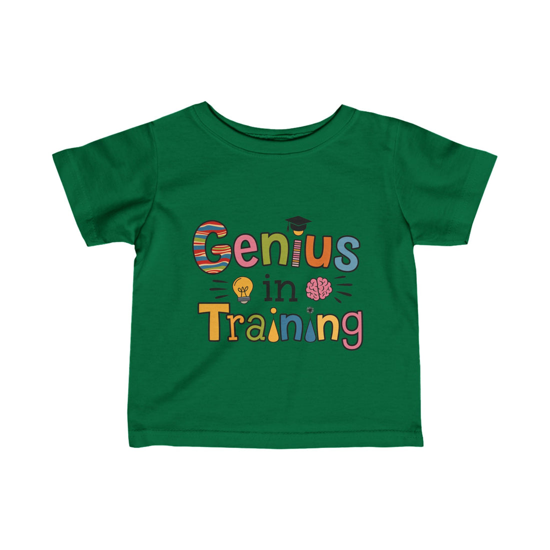 "Genius in training" Infant Fine Jersey Tee