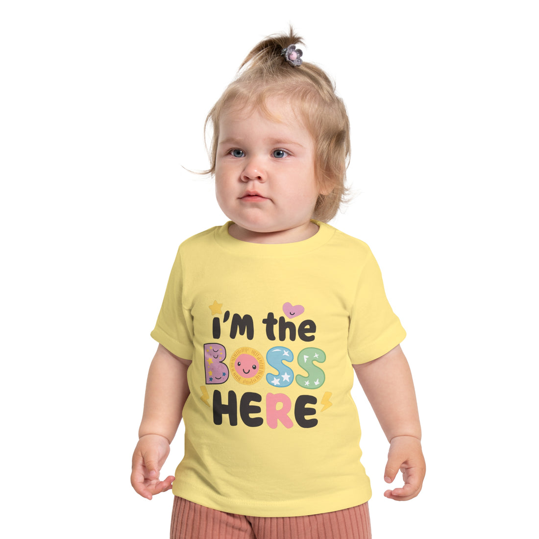 "I'm the boss here" Baby Short Sleeve T-Shirt