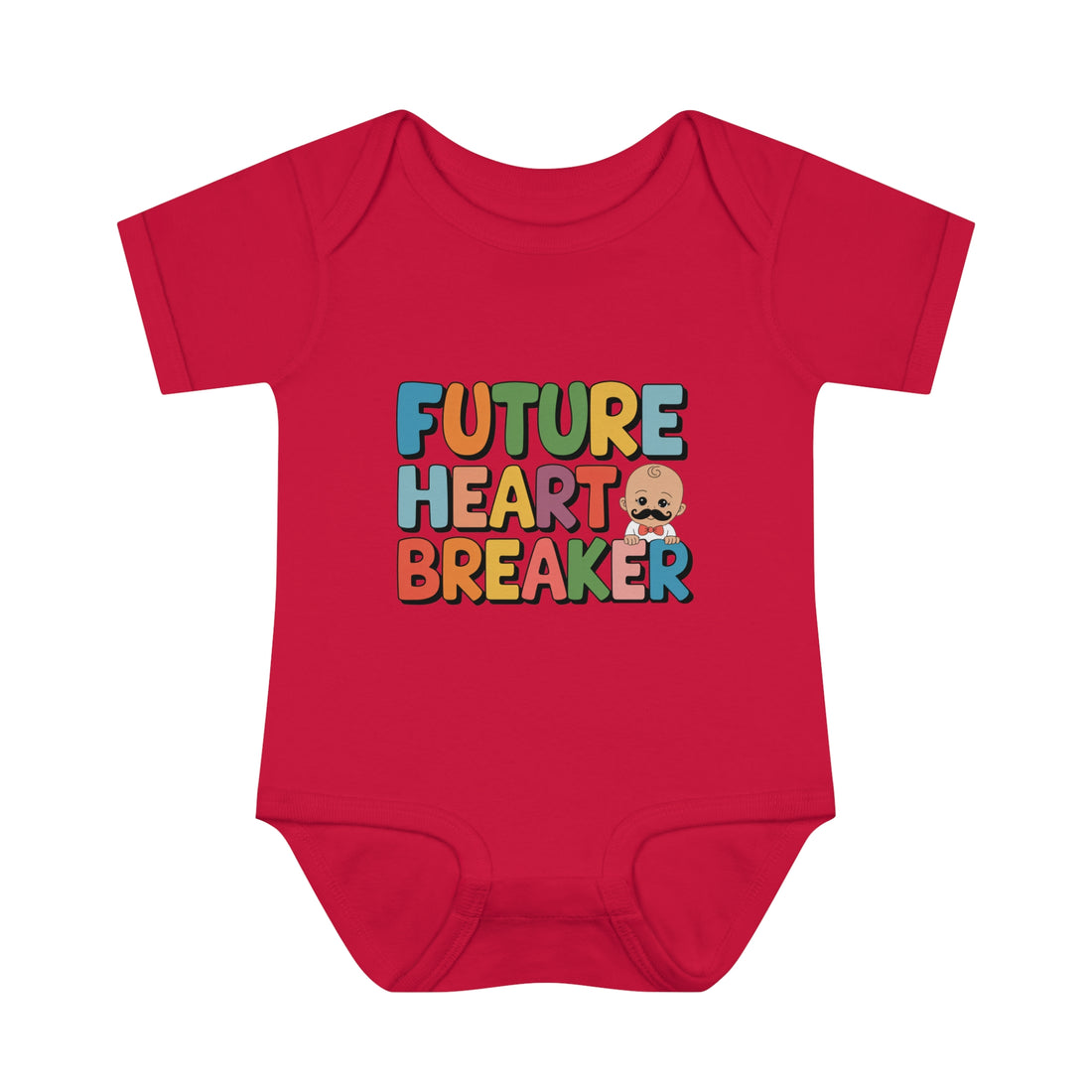 "Future heart breaker" Infant Baby Rib Bodysuit