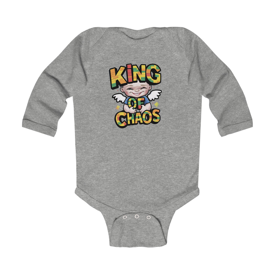 "King of chaos" Infant Long Sleeve Bodysuit