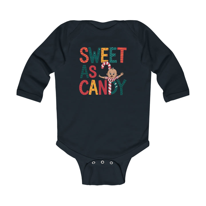 "Sweet as candy" Infant Long Sleeve Bodysuit