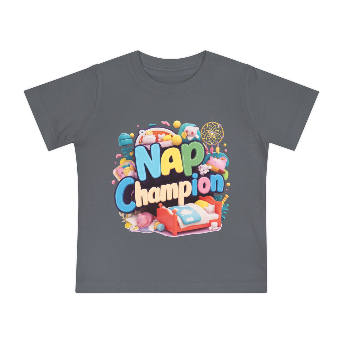 "Nap champion" Baby Short Sleeve T-Shirt