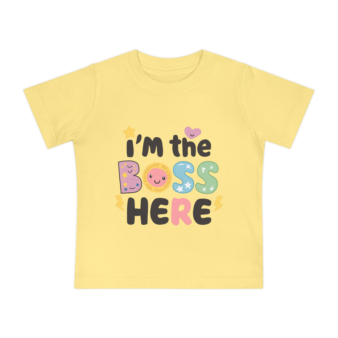 "I'm the boss here" Baby Short Sleeve T-Shirt