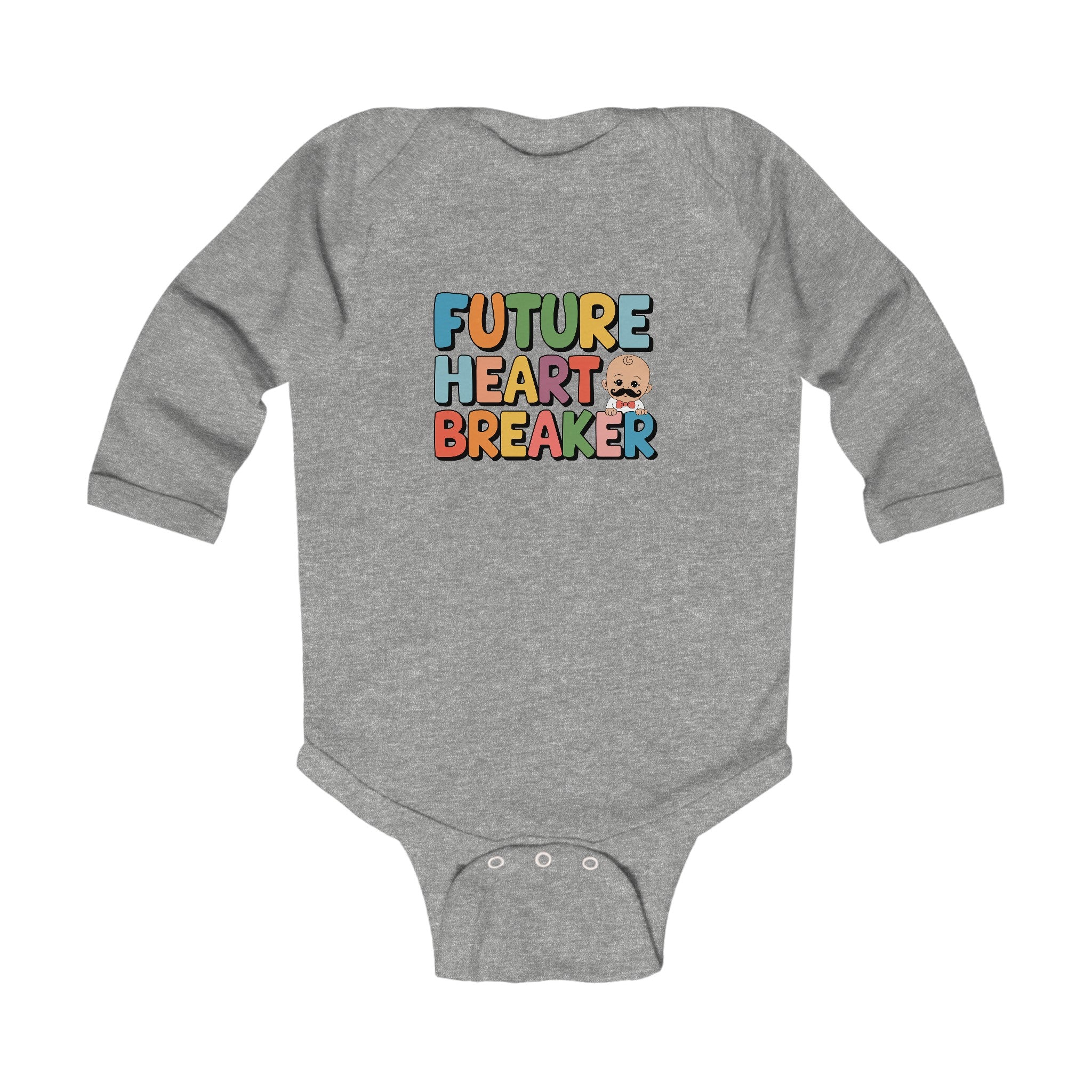 "Future heartbreaker" Infant Long Sleeve Bodysuit
