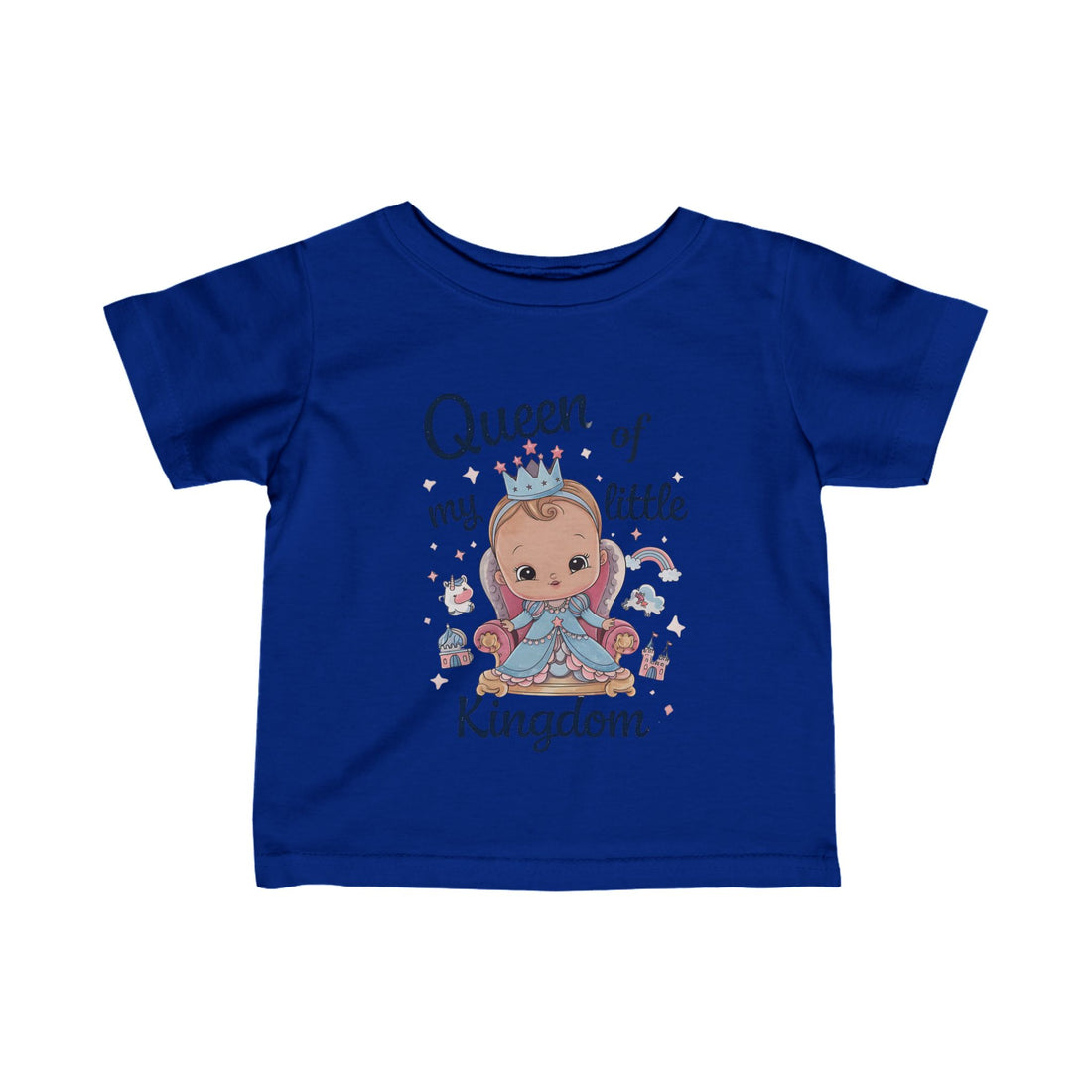 "Queen of my little kingdom" Infant Fine Jersey Tee