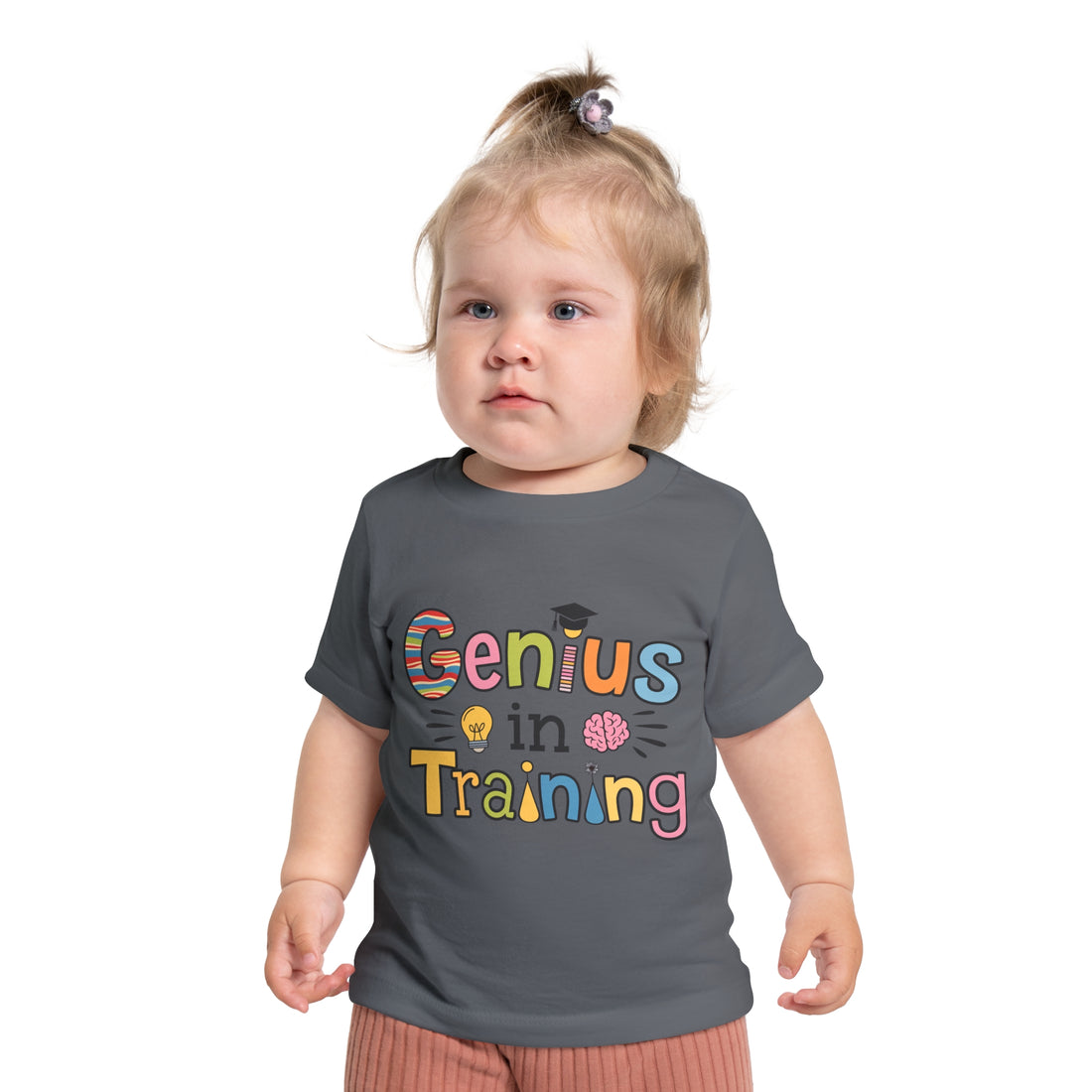 "Genius in training" Baby Short Sleeve T-Shirt