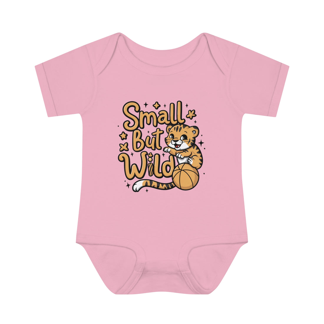 "Small but wild" Infant Baby Rib Bodysuit