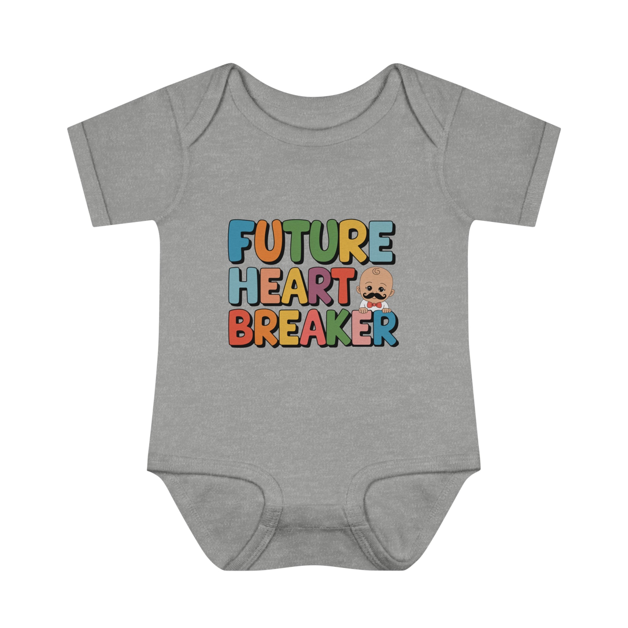 "Future heart breaker" Infant Baby Rib Bodysuit