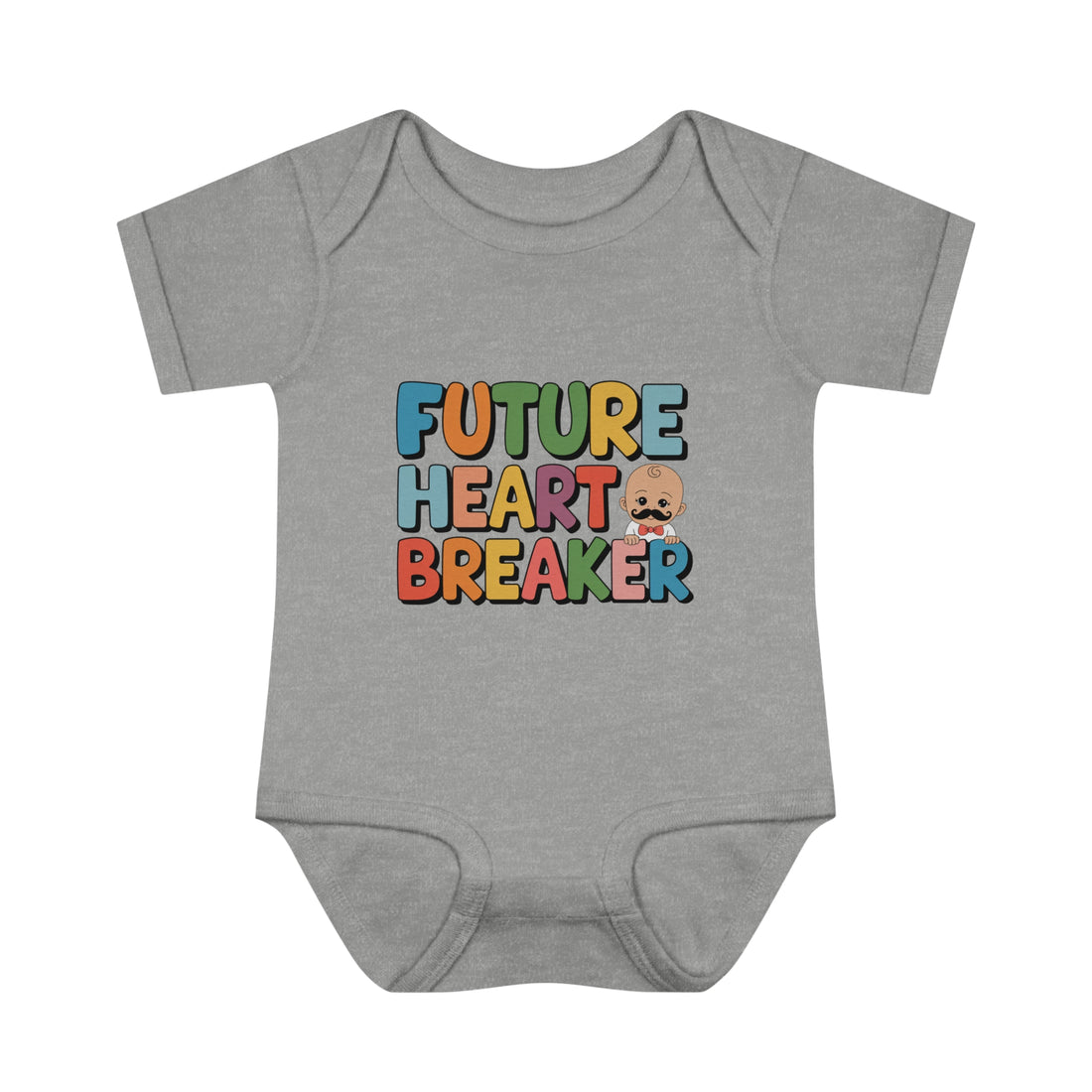 "Future heart breaker" Infant Baby Rib Bodysuit