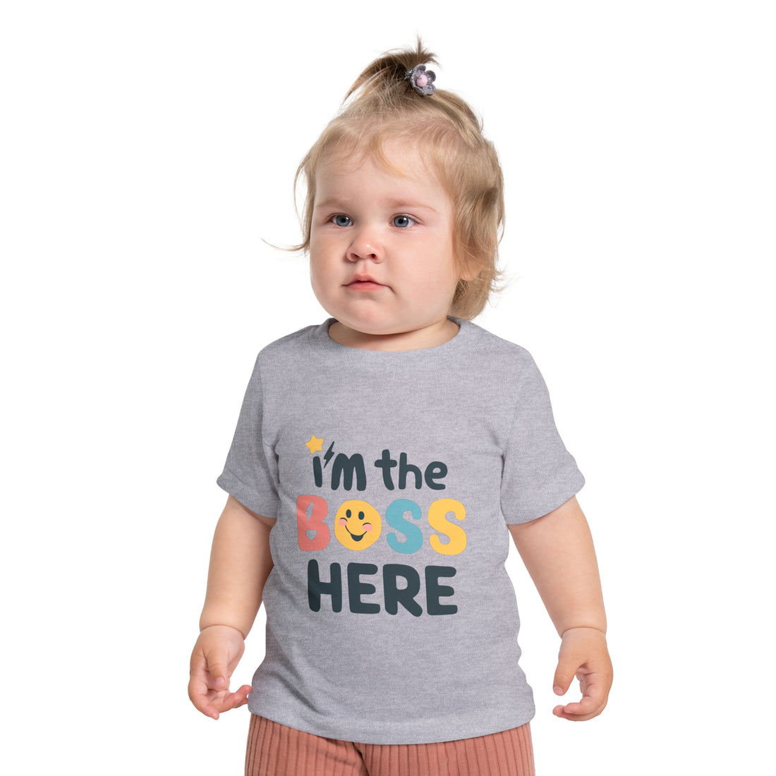 "I'm the boss here" Baby Short Sleeve T-Shirt