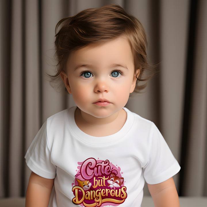 "Cute but dangerous" Infant Fine Jersey Tee