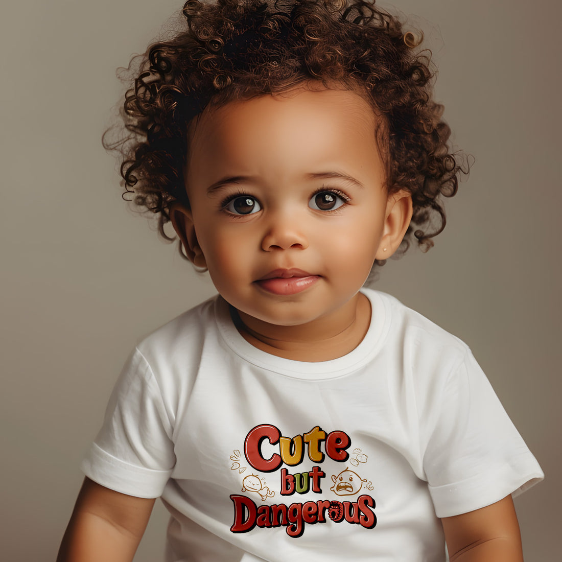 "Cute but dangerous" Infant Fine Jersey Tee