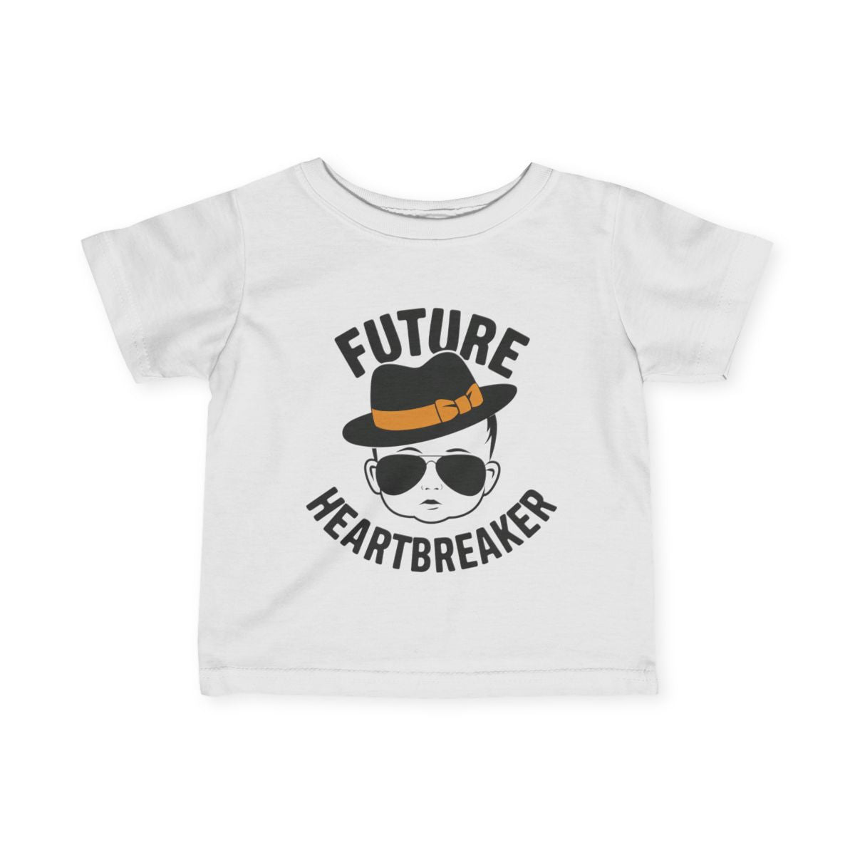 "Future heartbreaker" Infant Fine Jersey Tee