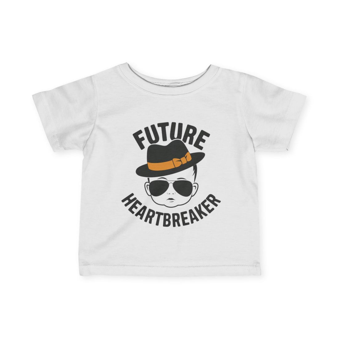 "Future heartbreaker" Infant Fine Jersey Tee