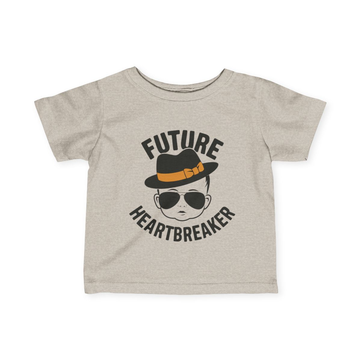 "Future heartbreaker" Infant Fine Jersey Tee
