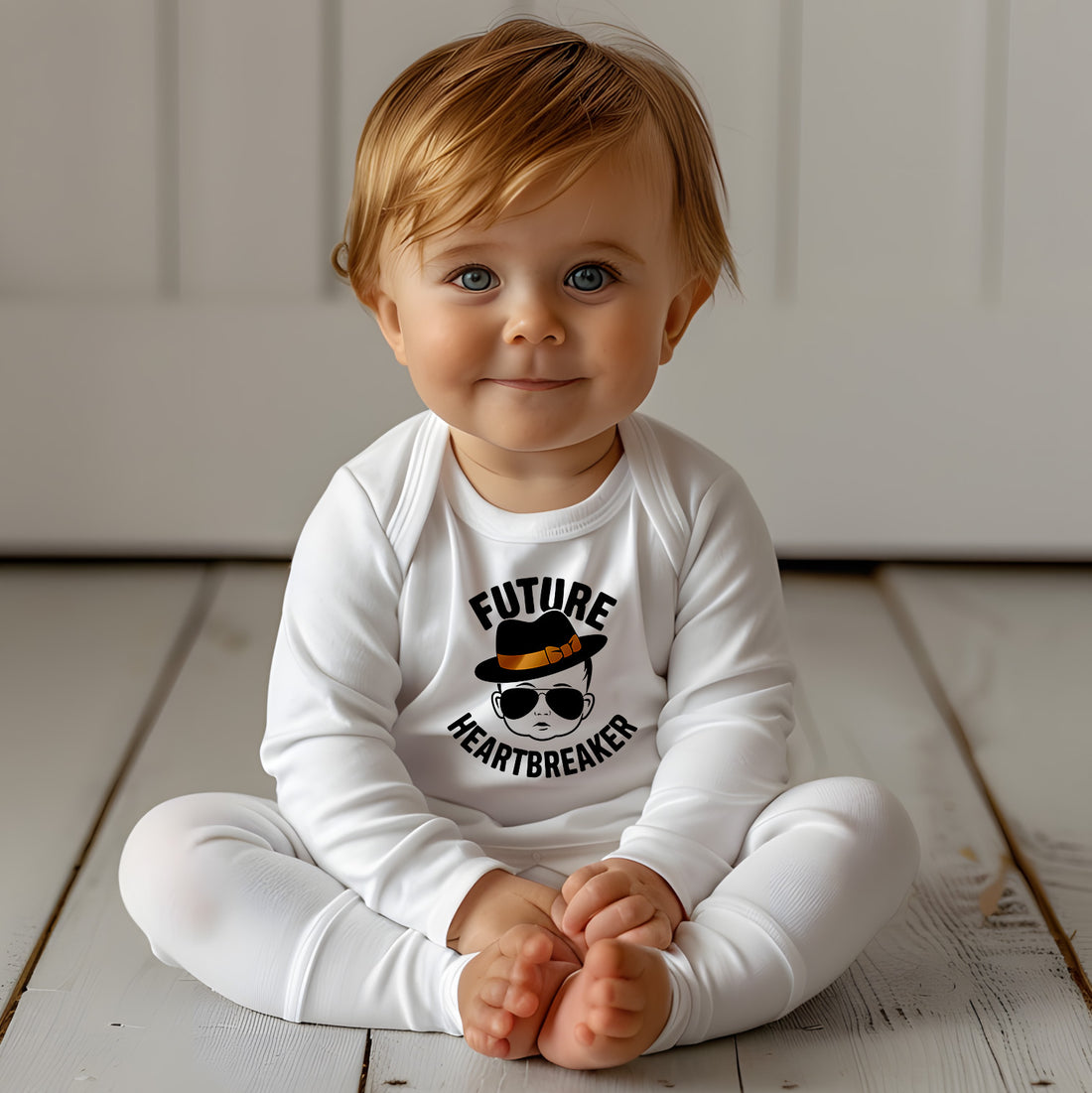 "Future heartbreaker" Infant Long Sleeve Bodysuit