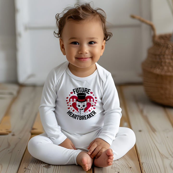 "Future heartbreaker" Infant Long Sleeve Bodysuit