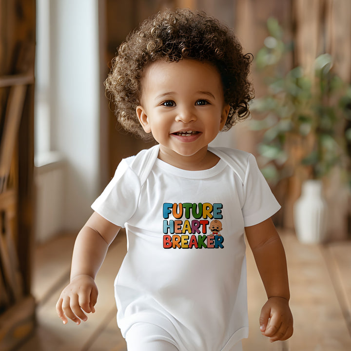 "Future heartbreaker" Baby Organic Short Sleeve Bodysuit