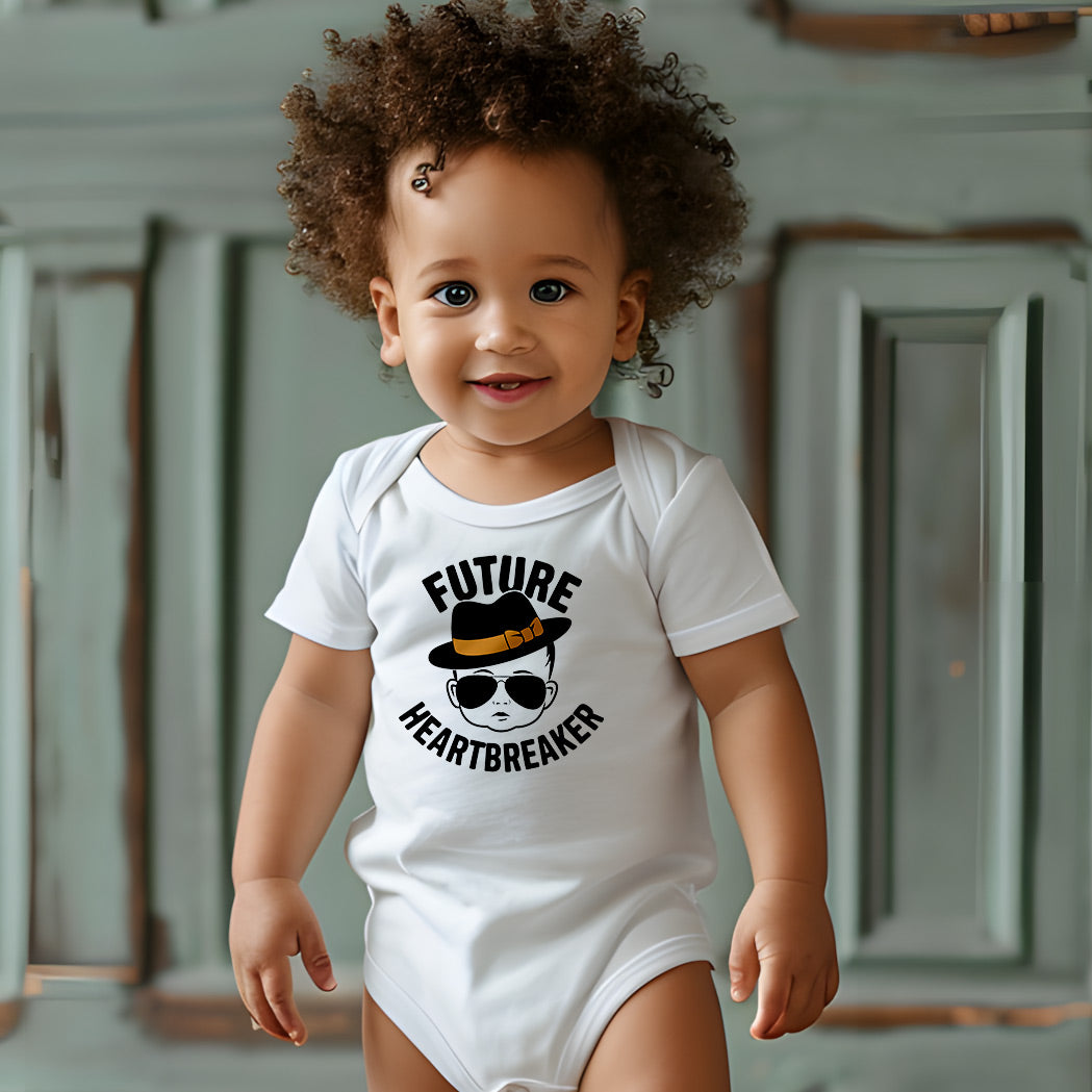 "Future heartbreaker" Infant Baby Rib Bodysuit