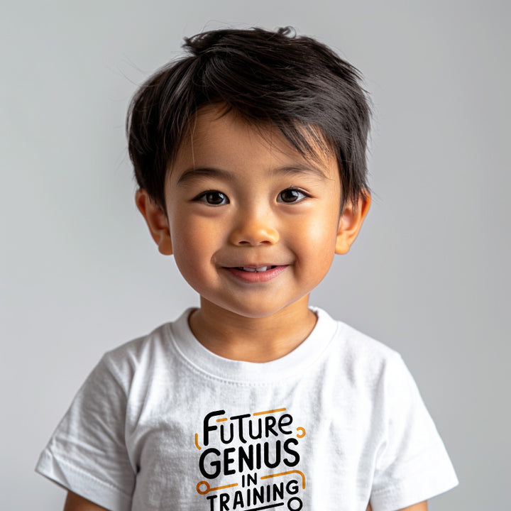 "Future genius in training" Infant Fine Jersey Tee