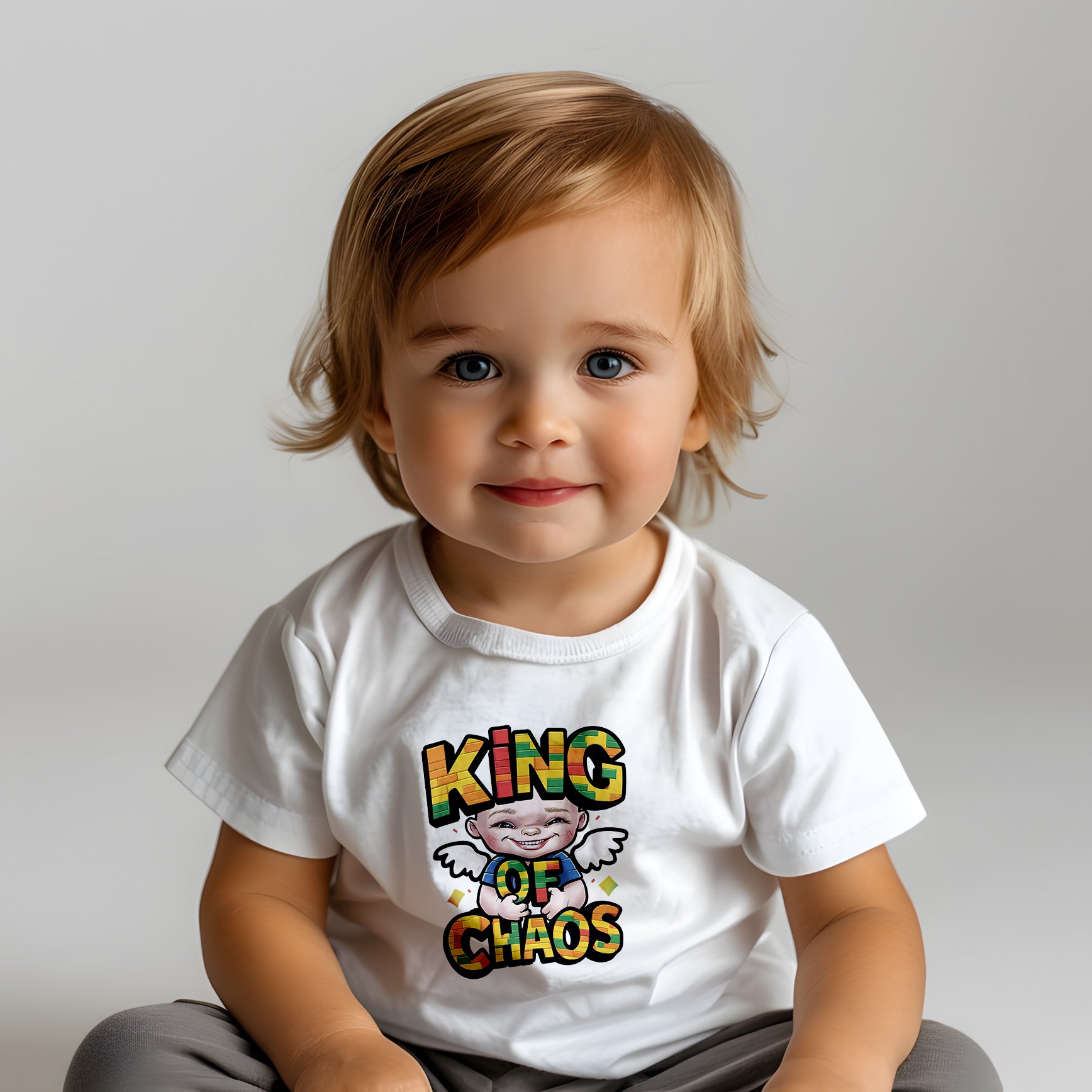 "King of chaos" Infant Long Sleeve Bodysuit