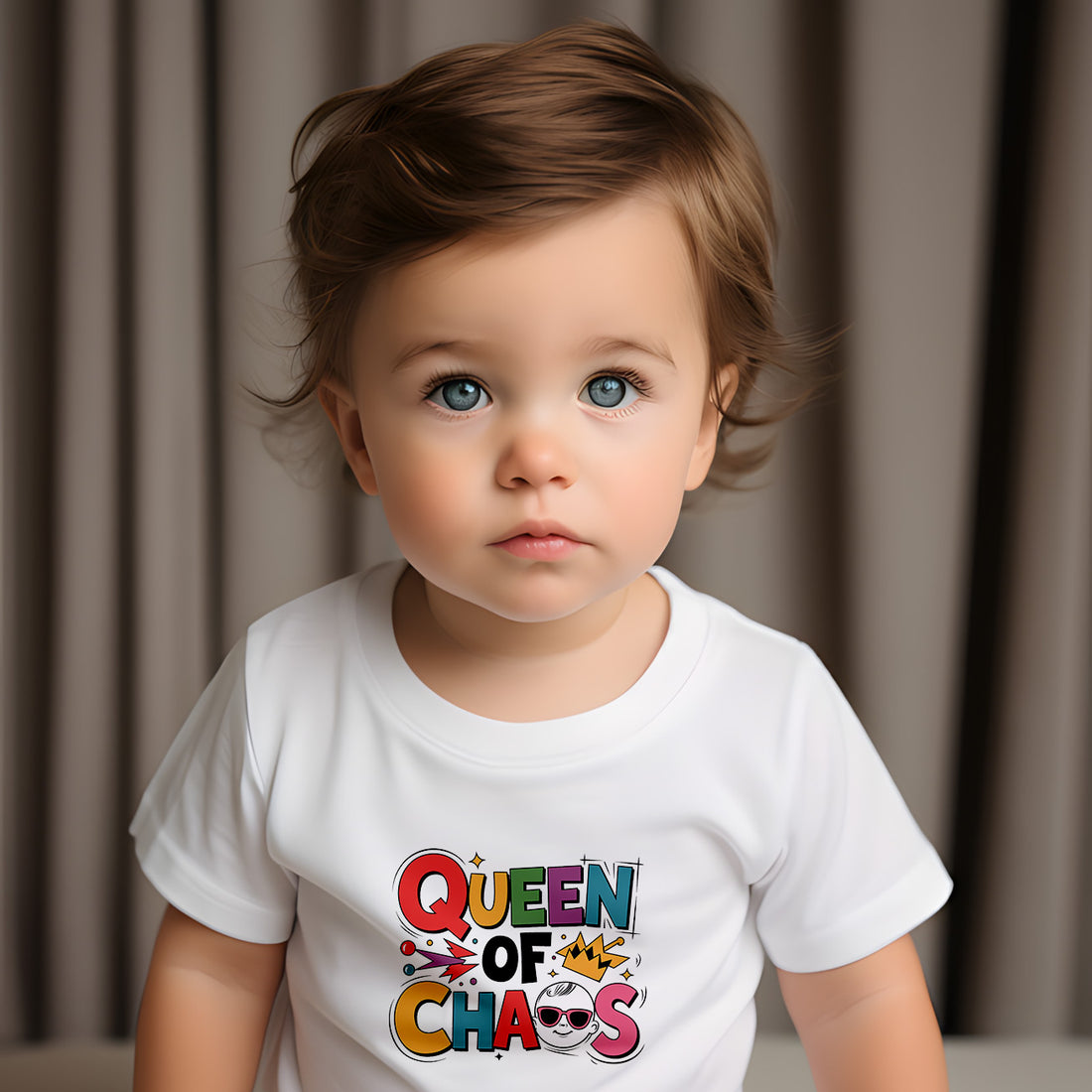 "Queen of chaos" Baby Short Sleeve T-Shirt