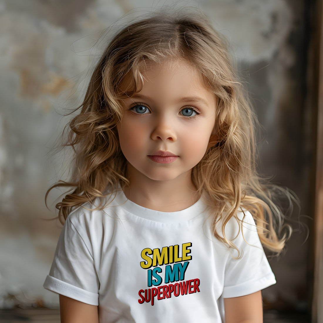 "Smile is my superpower" Baby Short Sleeve T-Shirt