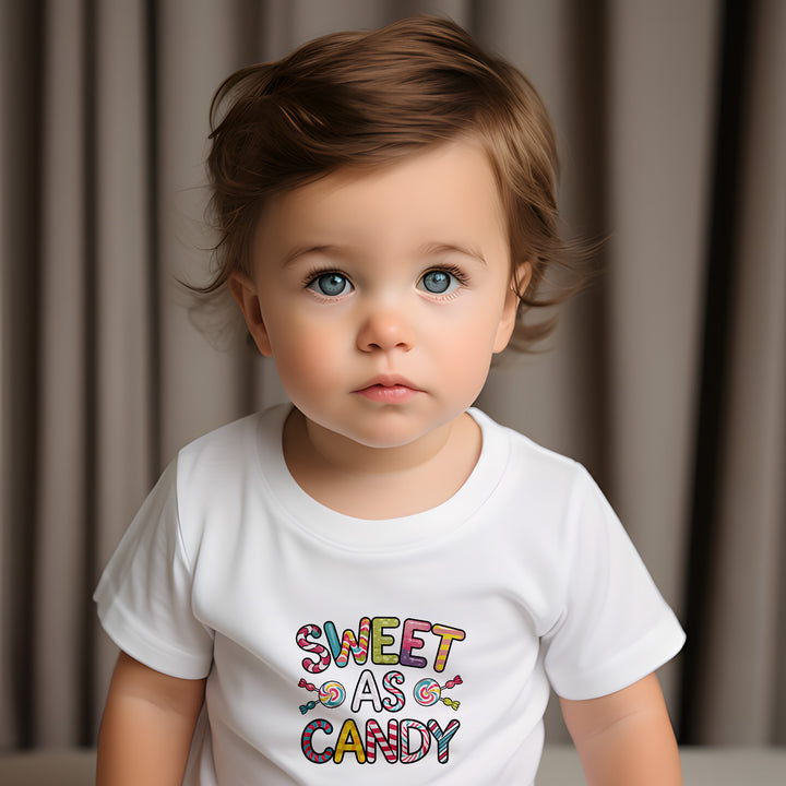 "Sweet as candy" Baby Short Sleeve T-Shirt